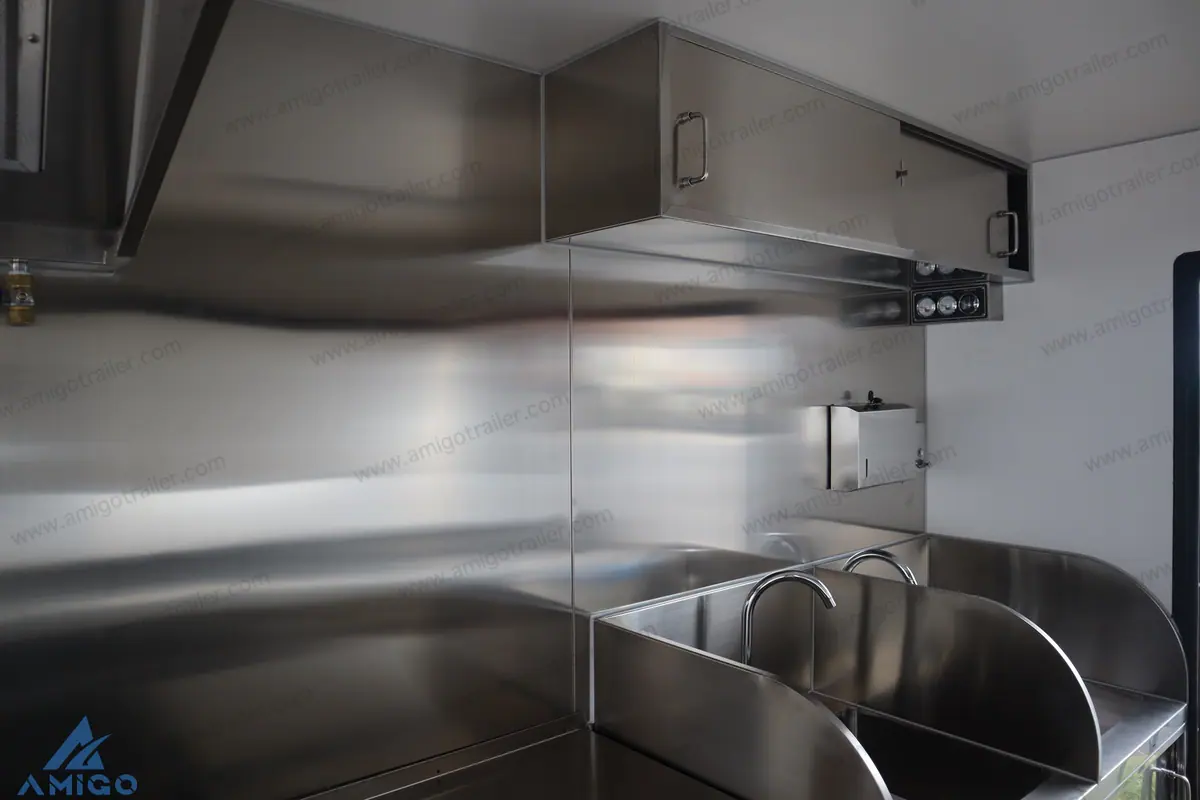 4m fryer/6B cooktop Sydney Food Trailers